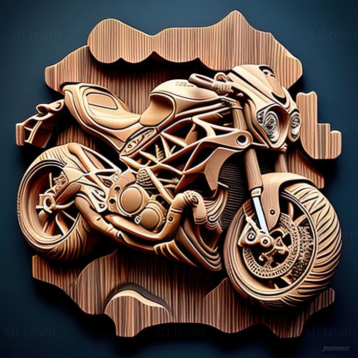 3D модель Ducati Monster 696 (STL)